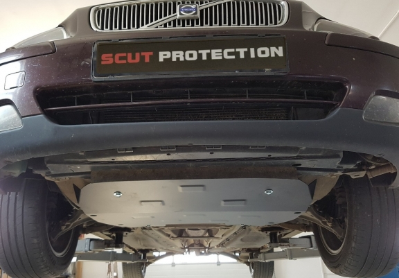 Steel sump guard for Volvo V70