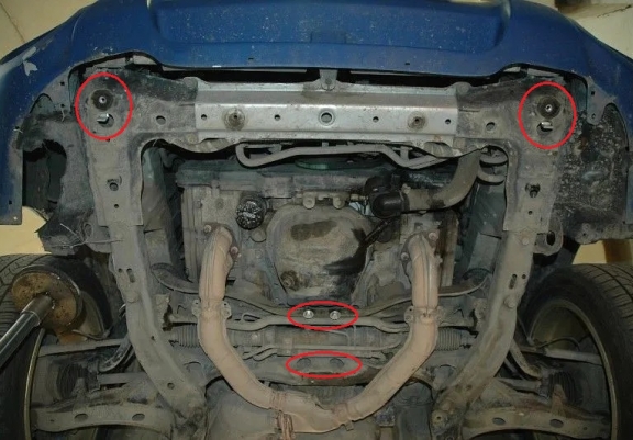 Steel sump guard for Subaru Forester 2