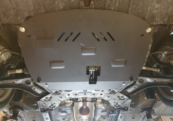 Steel sump guard for Kia Rio 3