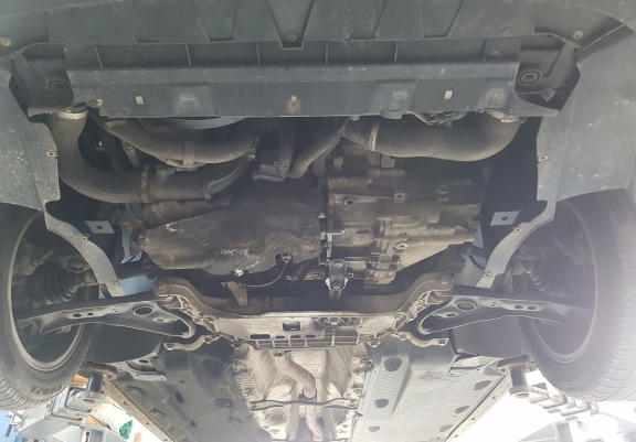 Steel sump guard for VW Passat CC