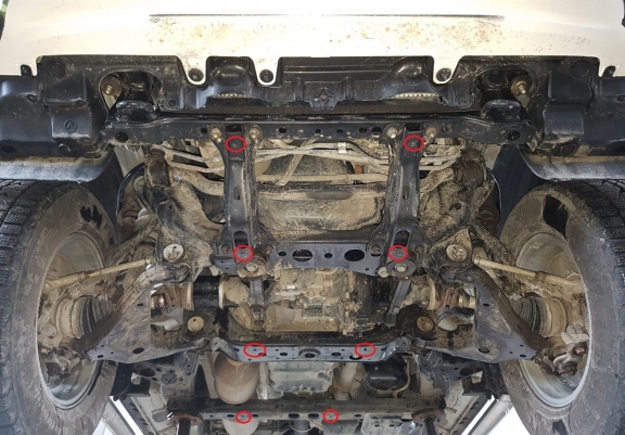 Steel radiator guard for Toyota Hilux Invincible