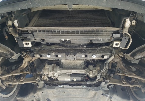 Steel sump guard for Mercedes C-Class W205 4x4