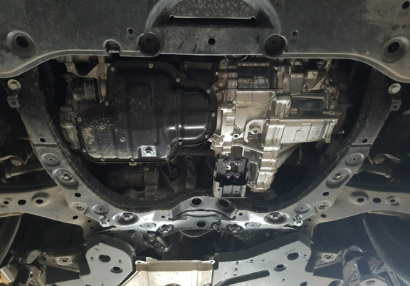 Steel sump guard for Toyota Rav4