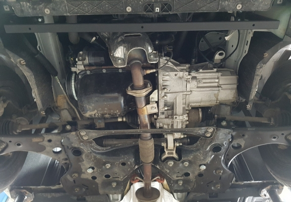 Steel sump guard for Fiat Tipo