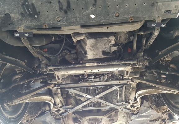 Steel gearbox guard for Audi A4 4 B8 All Road