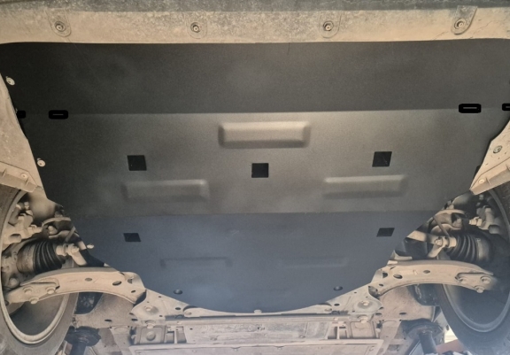 Steel sump guard for MG ZS EV