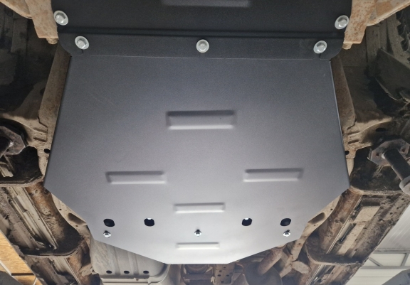 Steel gearbox guard for Mitsubishi Shogun 3 (V60, V70) Vers. 2.0