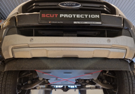 Steel gearbox guard for Ford Ranger