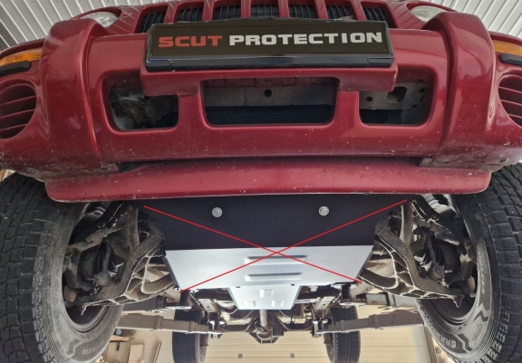 Steel gearbox guard for Jeep Cherokee - KJ
