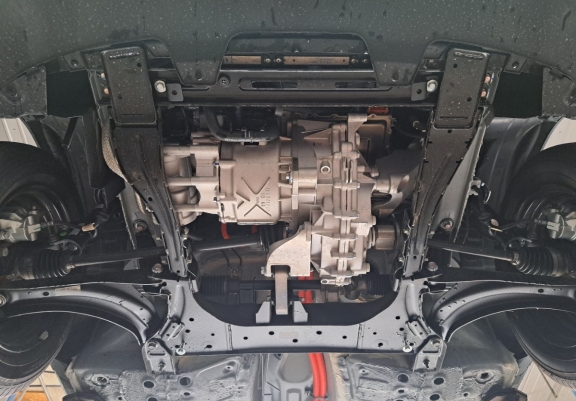 Steel sump guard for Dacia Spring