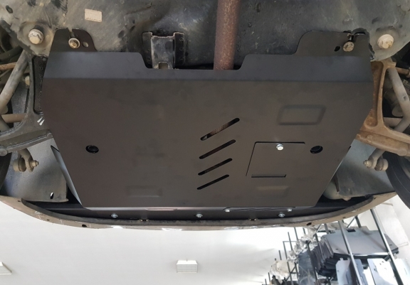 Steel sump guard for Fiat Panda