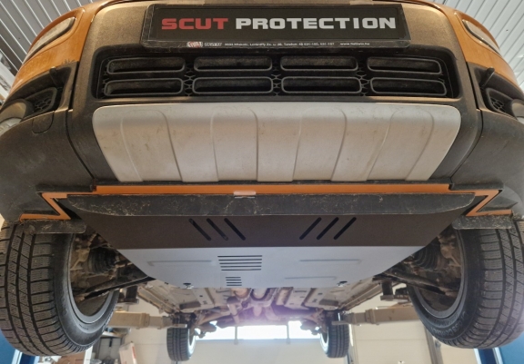 Steel sump guard for Fiat Panda 4x4