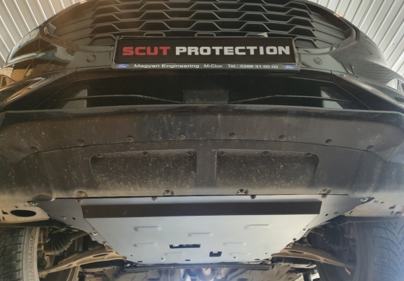 Steel sump guard for Ford Kuga