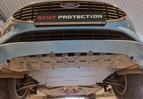Steel sump guard for Ford Puma