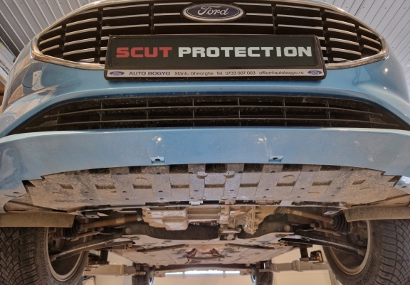 Steel sump guard for Ford Puma