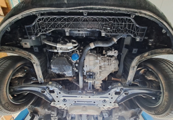 Steel sump guard for Hyundai i20 Hybrid