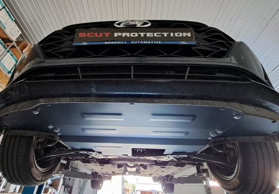 Steel sump guard for Hyundai i20 Hybrid
