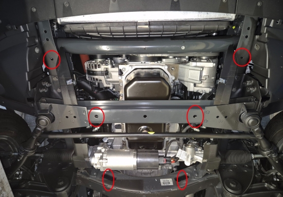 Steel sump guard for Iveco Daily 3