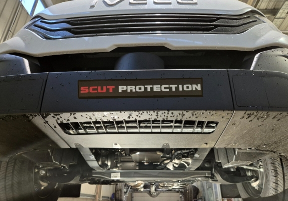 Steel sump guard for Iveco Daily 7