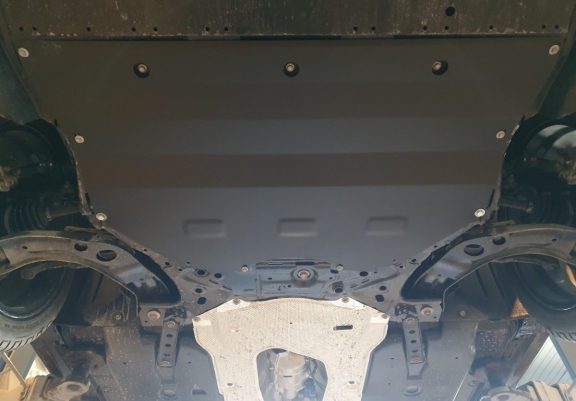 Steel sump guard for Mazda 3