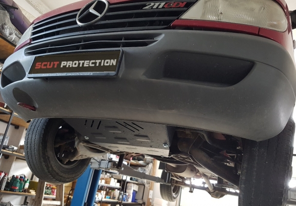 Steel sump guard for Volkswagen LT