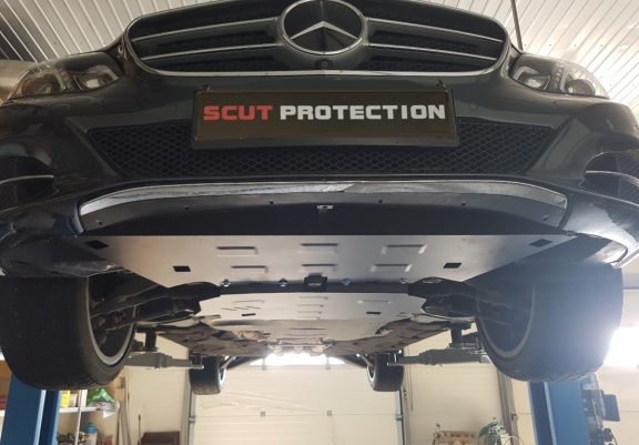Steel sump guard for Mercedes E-Classe W212 - 4x4