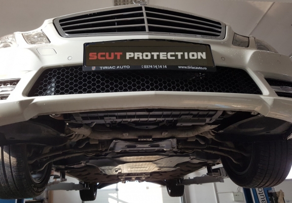 Steel sump guard for Mercedes E-Classe W212