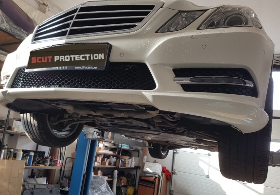 Steel sump guard for Mercedes E-Classe W212