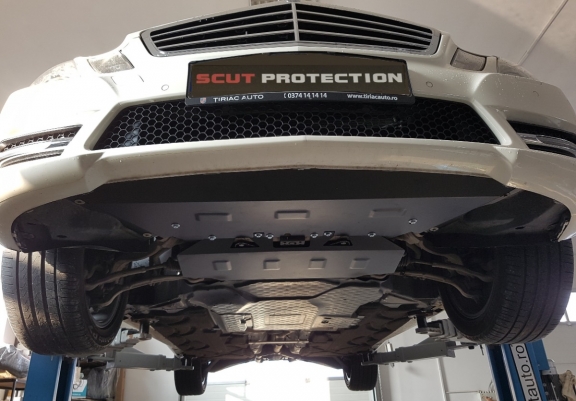 Steel sump guard for Mercedes E-Classe W212