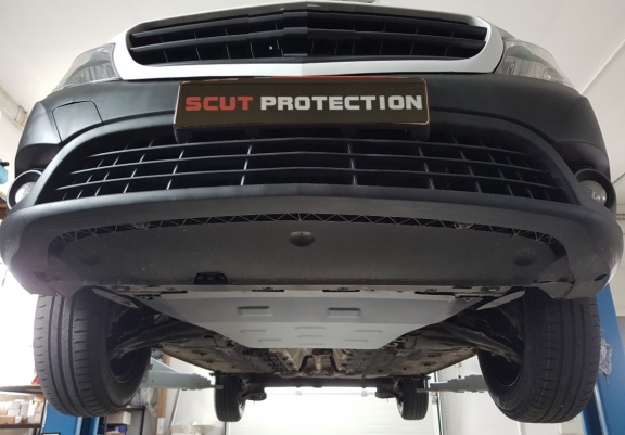 Steel sump guard for Renault Kangoo
