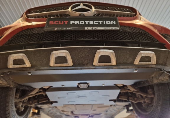Steel sump guard for Mercedes GLC X253