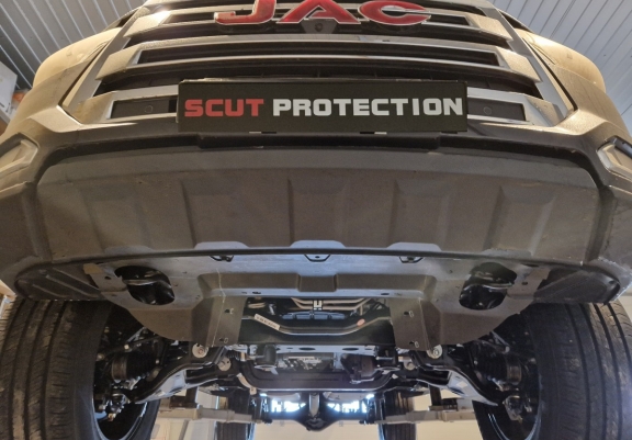 Steel gearbox guard for Jac T8