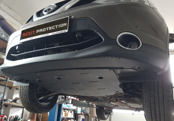 Steel sump guard for Nissan Qashqai J11