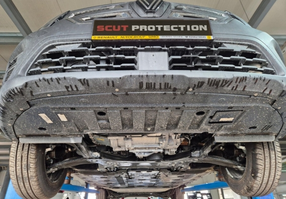 Steel sump guard for Renault Espace 5