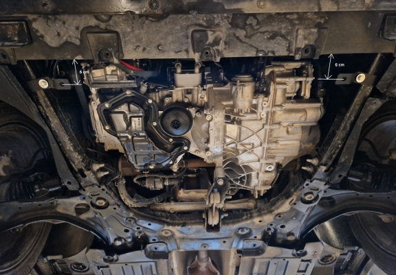 Steel sump guard for Renault Arkana