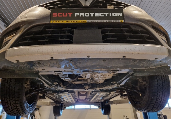 Steel sump guard for Renault Symbioz 