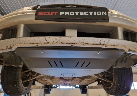 Steel sump guard for Subaru Legacy III