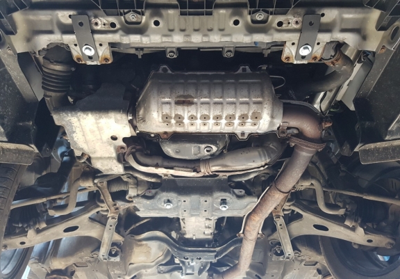 Steel sump guard for Subaru Forester 4