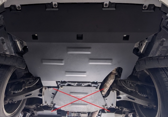 Steel sump guard for Subaru Forester 5 Hybrid