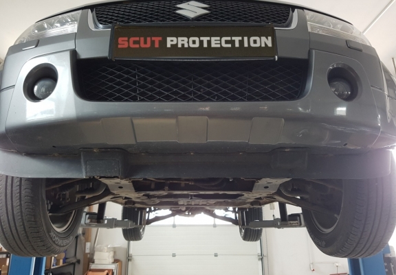 Aluminum sump guard for Suzuki Grand Vitara 2