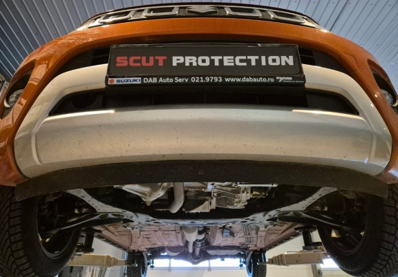 Steel sump guard for Suzuki Ignis