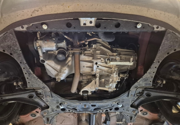 Steel sump guard for Suzuki Ignis