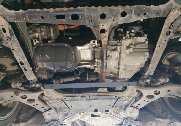 Steel sump guard for Toyota Prius