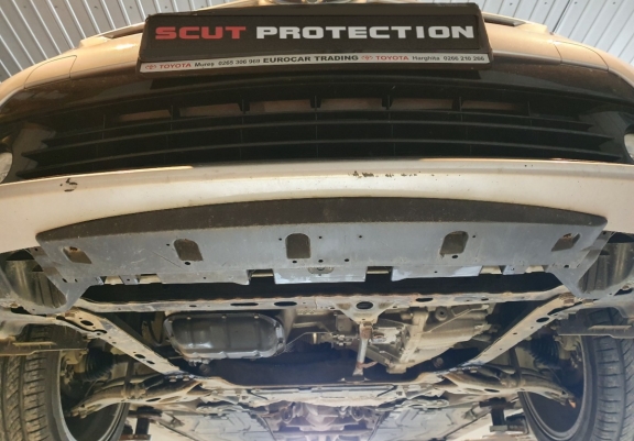 Steel sump guard for Toyota Corolla