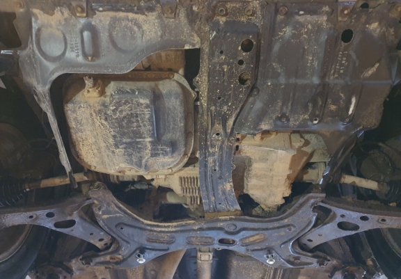 Steel sump guard for Toyota Rav4