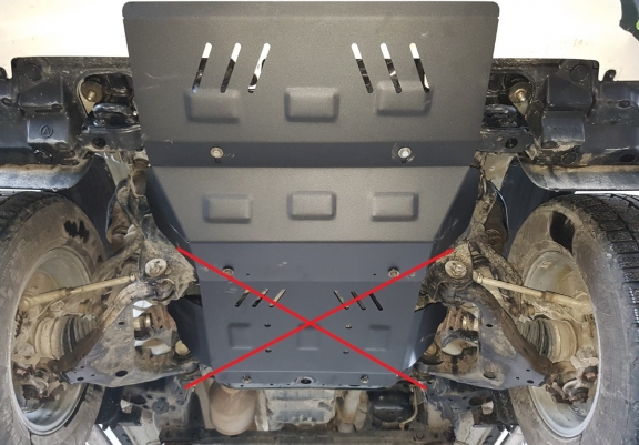 Steel radiator guard for Toyota Hilux Invincible