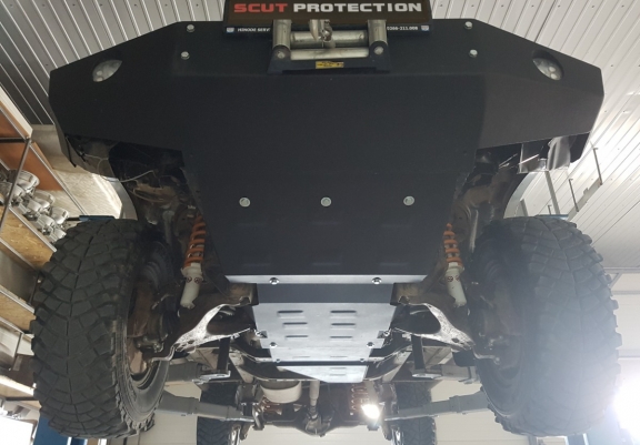 Steel sump guard for Toyota Land Cruiser J90 / J95
