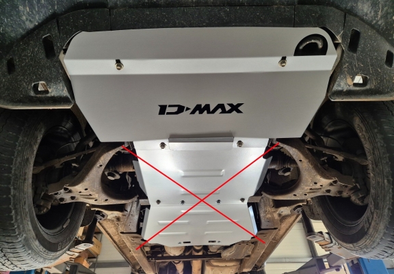 Steel radiator guard for Isuzu D-Max