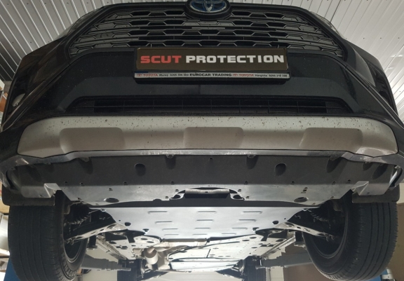 Steel sump guard for Toyota Rav4