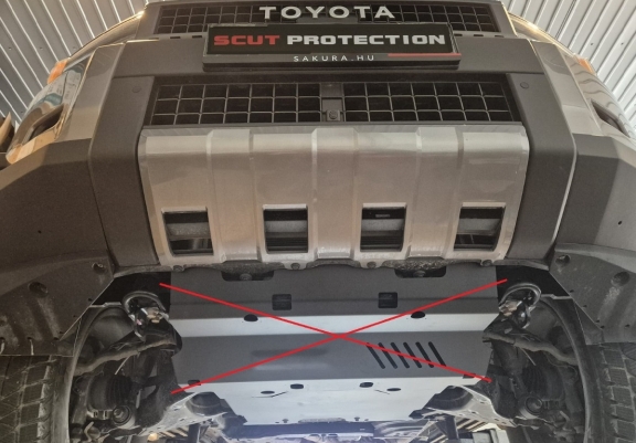 Steel sump guard for Toyota Land Cruiser 250